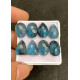 High Quality Natural Teal Green Kyanite Rose Cut Fancy Shape Cabochons Gemstone For Jewelry