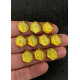 High Quality Rainbow Lattice Aurora Opal and Crystal Doublet Smooth Hexagon Shape Cabochons Gemstone For Jewelry