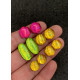 High Quality Rainbow Lattice Aurora Opal and Crystal Doublet Smooth Pair Mix Shape Cabochons Gemstone For Jewelry