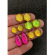 High Quality Rainbow Lattice Aurora Opal and Crystal Doublet Smooth Pair Mix Shape Cabochons Gemstone For Jewelry