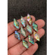 High Quality Natural Abalone Shell Pearl and Crystal Doublet Step Cut Kite Shape Cabochons Gemstone For Jewelry