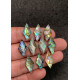 High Quality Natural Abalone Shell Pearl and Crystal Doublet Step Cut Kite Shape Cabochons Gemstone For Jewelry