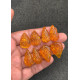 High Quality Beautiful Amber Hand Craved Leaf Shape Cabochons Gemstone For Jewelry