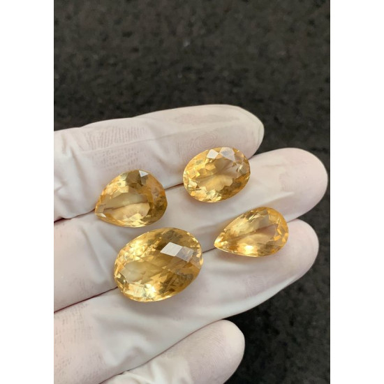 High Quality Natural Citrine Faceted Cut Mix Shape Gemstone For Jewelry