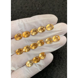 High Quality Natural Citrine Faceted Cut Oval Shape Gemstone For Jewelry