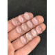 High Quality Natural Rose Quartz Smooth Oval Shape Cabochons Gemstone For Jewelry