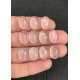 High Quality Natural Rose Quartz Smooth Oval Shape Cabochons Gemstone For Jewelry