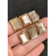 High Quality Natural Yellow Silky Sapphire Step Cut Rectangle Shape Cabochon For Jewelry