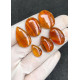 High Quality Natural Amber Smooth Mix Shape Cabochons Gemstone For Jewelry