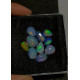 High Quality 100% Natural Ethiopian Opal Rose Cut Slice Fancy Shape Cabochons Gemstone For Jewelry