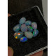 High Quality 100% Natural Ethiopian Opal Rose Cut Slice Fancy Shape Cabochons Gemstone For Jewelry