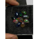 High Quality 100% Natural Black Ethiopian Opal Rose Cut Slice Fancy Shape Cabochons Gemstone For Jewelry