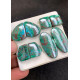 High Quality Natural Chrysocolla Smooth Pair Mix Shape Cabochons Gemstone For Jewelry