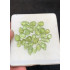 High Quality Natural Peridot Hand Craved Leaf Shape Cabochons Gemstone For Jewelry