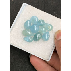 High Quality Natural Aquamarine Smooth Mix Shape Cabochons Gemstone For Jewelry