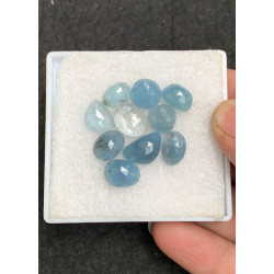 High Quality Natural Santamaria Moss Aquamarine Rose Cut Fancy Shape Cabochons Gemstone For Jewelry