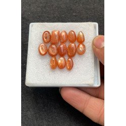 High Quality Natural Sunstone Smooth Mix Shape Cabochons Gemstone For Jewelry