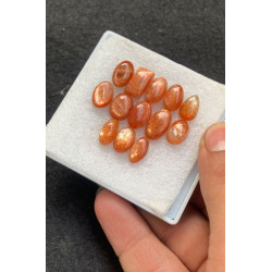 High Quality Natural Sunstone Smooth Mix Shape Cabochons Gemstone For Jewelry