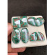 High Quality Natural Chrysocolla Smooth Pair Mix Shape Cabochons Gemstone For Jewelry