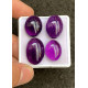 High Quality Natural Amethyst Smooth Oval Shape Cabochons Gemstone For Jewelry