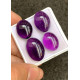 High Quality Natural Amethyst Smooth Oval Shape Cabochons Gemstone For Jewelry