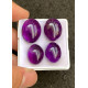 High Quality Natural Amethyst Smooth Oval Shape Cabochons Gemstone For Jewelry