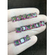 High Quality Natural Mystic Topaz Faceted Cut Cushion Shape Gemstone For Jewelry