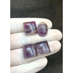 High Quality Natural Fluorite Smooth Mix Shape Cabochons Gemstone For Jewelry