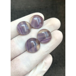 High Quality Natural Fluorite Smooth Round Shape Cabochons Gemstone For Jewelry