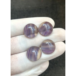 High Quality Natural Fluorite Smooth Round Shape Cabochons Gemstone For Jewelry