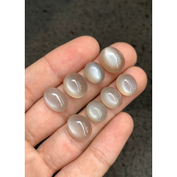 High Quality Natural Grey Moonstone Smooth Mix Shape Cabochons Gemstone For Jewelry