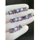 High Quality Natural Mystic Topaz Faceted Cut Cushion Shape Gemstone For Jewelry