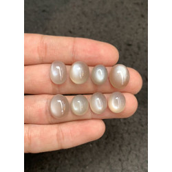 High Quality Natural Grey Moonstone Smooth Mix Shape Cabochons Gemstone For Jewelry