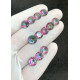 High Quality Natural Mystic Topaz Faceted Cut Round Shape Gemstone For Jewelry