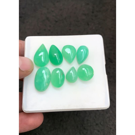 High Quality Natural Chrysoprase Smooth Mix Shape Cabochons Gemstone For Jewelry