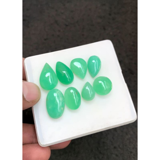 High Quality Natural Chrysoprase Smooth Mix Shape Cabochons Gemstone For Jewelry