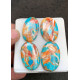 High Quality Natural Oyster Copper Turquoise Smooth Oval Shape Cabochons Gemstone For Jewelry