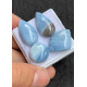 High Quality Natural Peruvian Blue Opal Smooth Mix Shape Cabochons Gemstone For Jewelry