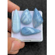 High Quality Natural Peruvian Blue Opal Smooth Mix Shape Cabochons Gemstone For Jewelry