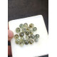 High Quality Natural Prehnite Smooth Rondelle Shape Drill Beads Gemstone For Jewelry