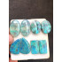 High Quality Natural Chrysocolla Smooth Pair Mix Shape Cabochons Gemstone For Jewelry