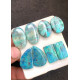 High Quality Natural Chrysocolla Smooth Pair Mix Shape Cabochons Gemstone For Jewelry