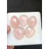 High Quality Natural Rose Quartz Rose Cut Fancy Shape Cabochons Gemstone For Jewelry