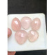 High Quality Natural Rose Quartz Rose Cut Fancy Shape Cabochons Gemstone For Jewelry