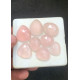 High Quality Natural Rose Quartz Rose Cut Fancy Shape Cabochons Gemstone For Jewelry