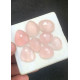 High Quality Natural Rose Quartz Rose Cut Fancy Shape Cabochons Gemstone For Jewelry