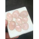 High Quality Natural Rose Quartz Rose Cut Fancy Shape Cabochons Gemstone For Jewelry