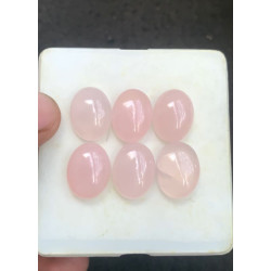 High Quality Natural Rose Quartz Smooth Oval Shape Cabochons Gemstone For Jewelry