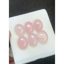 High Quality Natural Rose Quartz Smooth Oval Shape Cabochons Gemstone For Jewelry