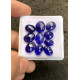 High Quality Natural Thailand Blue Sapphire Rose Cut Oval Shape Cabochons Gemstone For Jewelry